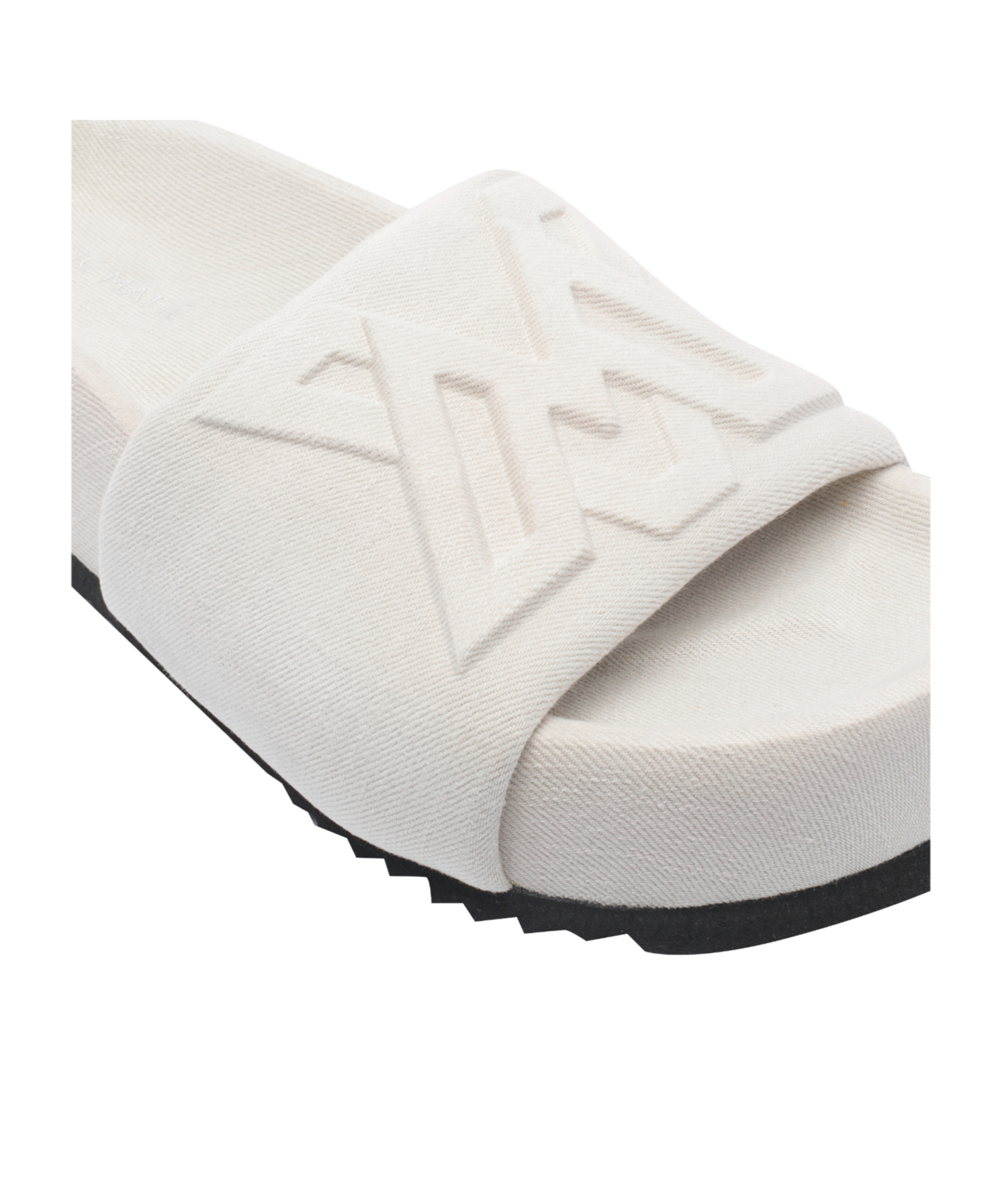 Vic Matie Round Toe Platform Sandals In White