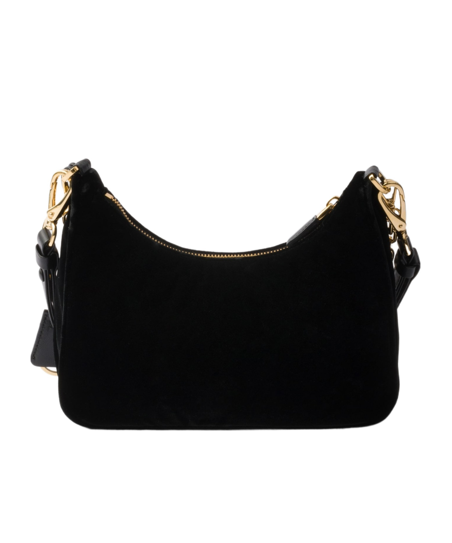 Prada Re-edition Mini Bag Aus Samt In Black