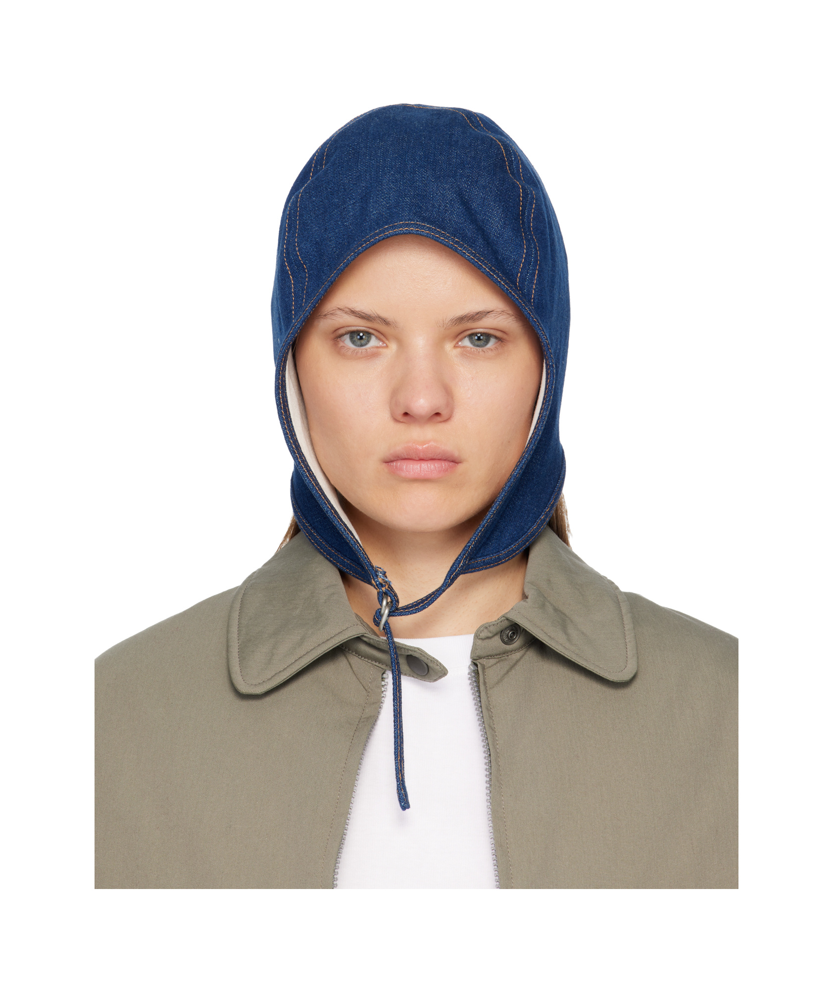 Acne Studios Drawstring Hood In Multi