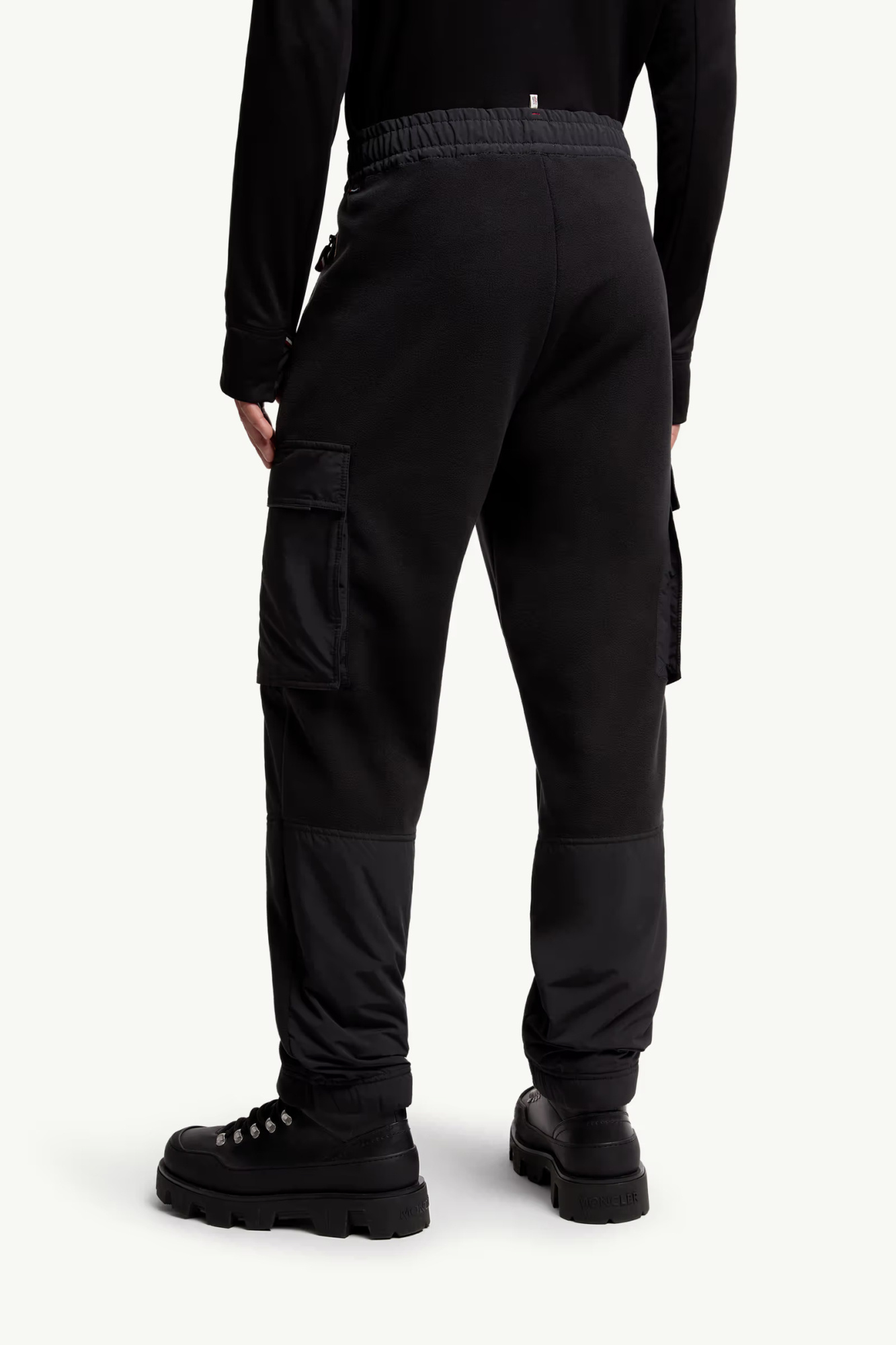 Moncler Grenoble Polartec Sports Pants In Black