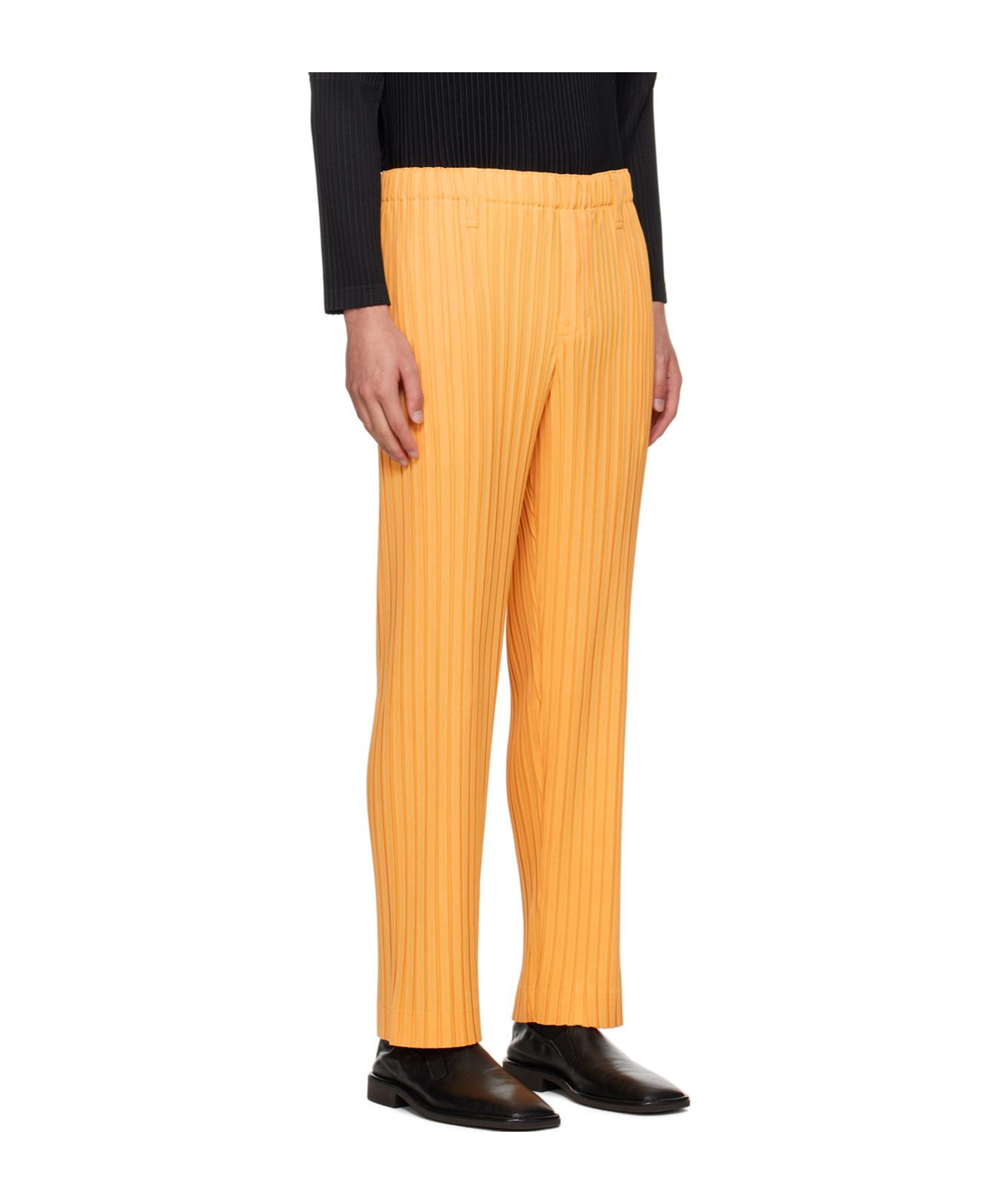 ISSEY MIYAKE PLEATED DETAIL CASUAL PANTS