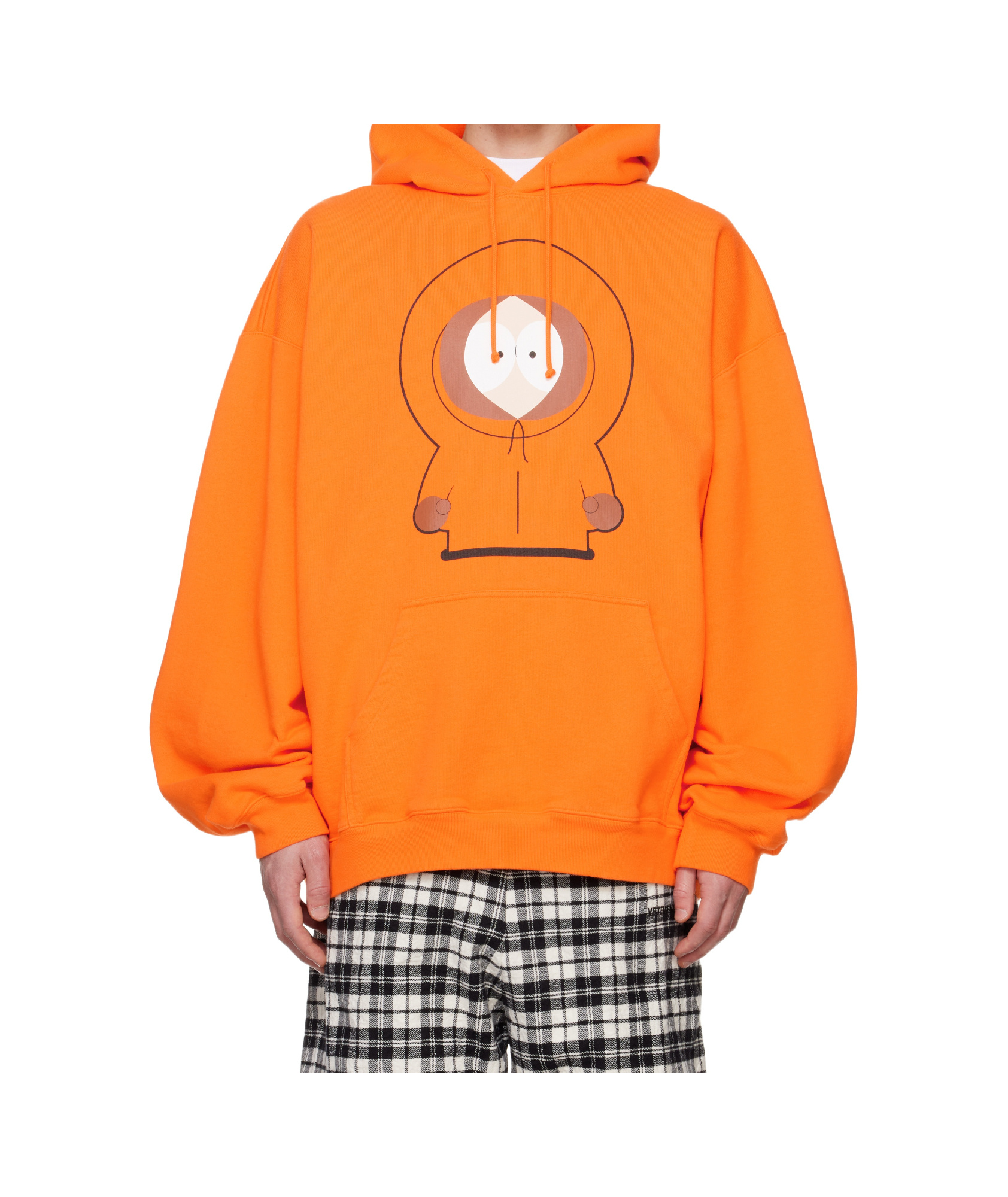 Vetements Orange Kenny Oversized Hoodie In Orange