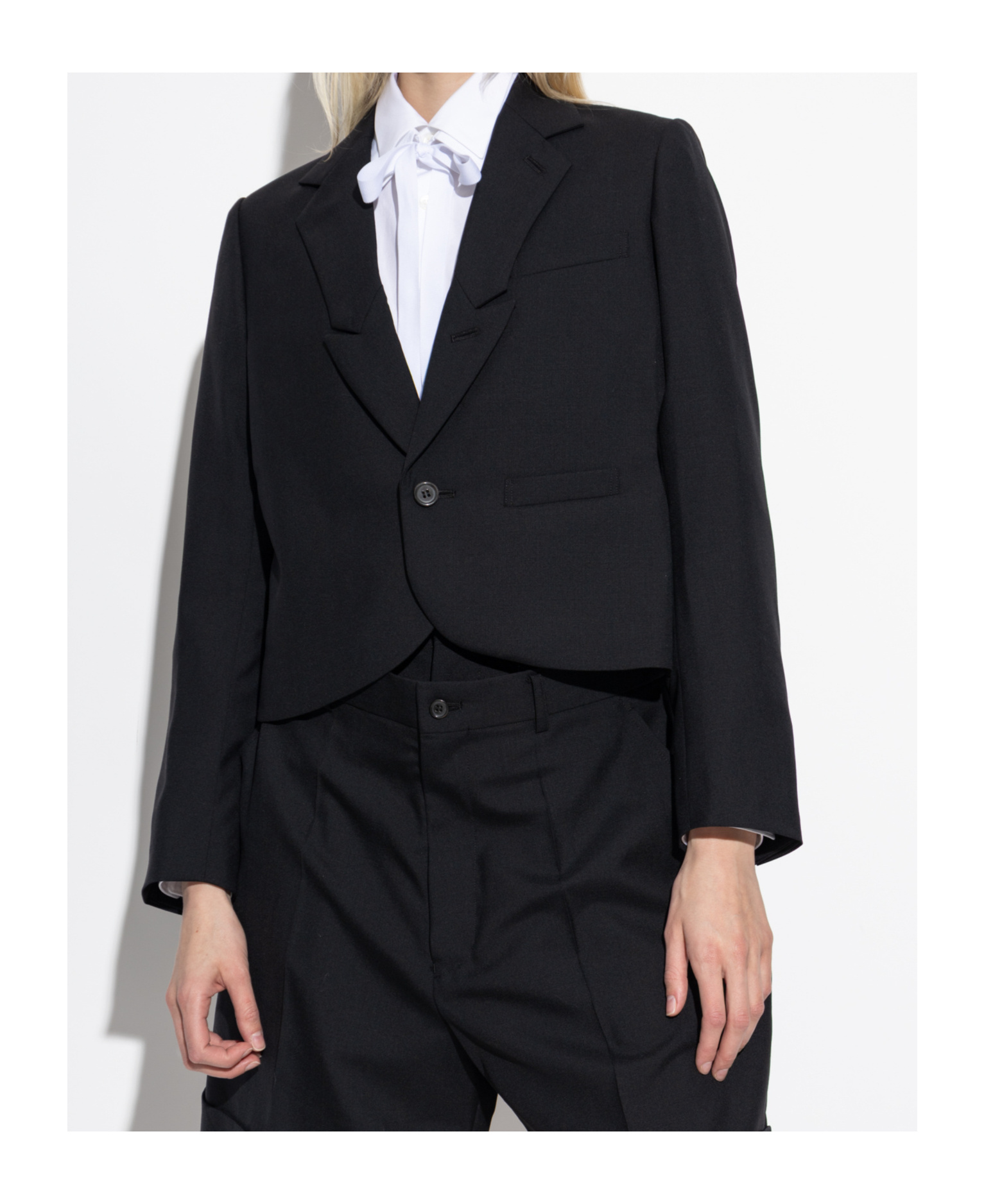 COMME DES GARÇONS LONG-SLEEVED SUIT JACKET 