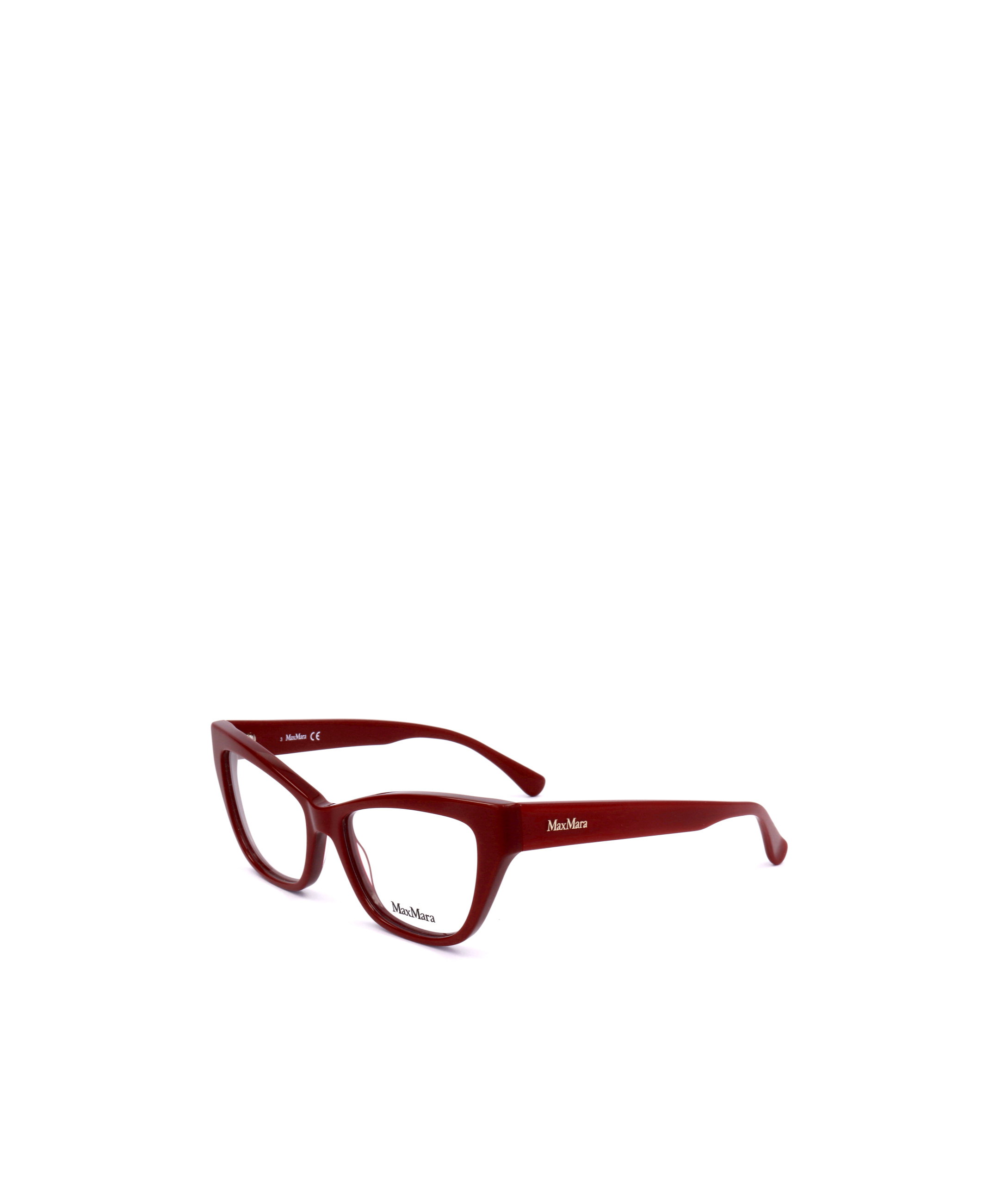 Shop Max Mara Cat-eye Glasses In Red