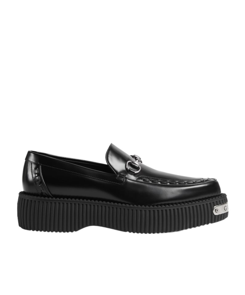 Gucci Men's Damien Creeper Bit Loafers In Black