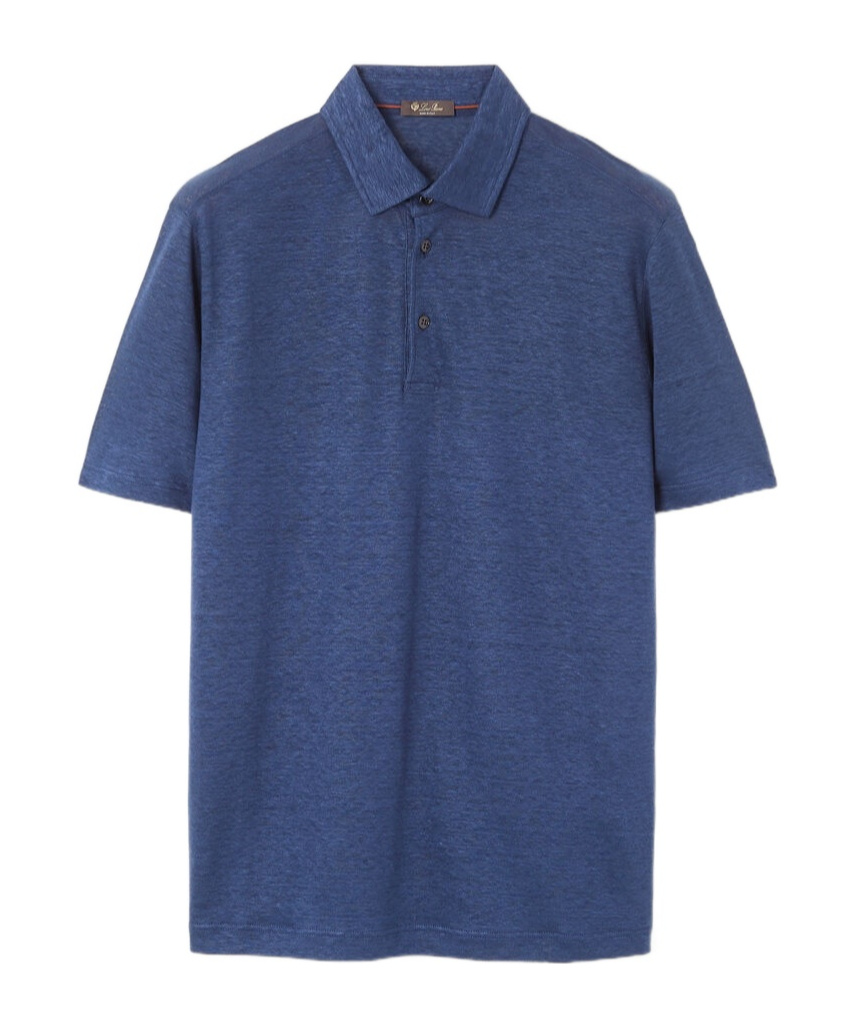 Loro Piana Short-sleeved Polo Shirt In Blue