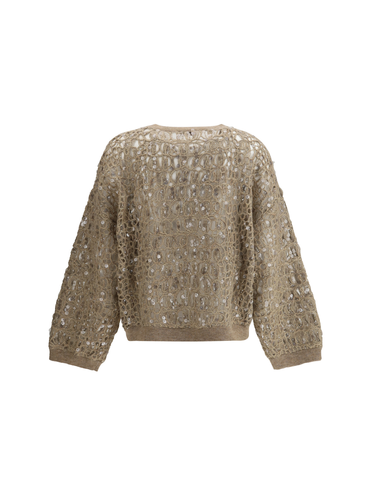 Brunello Cucinelli Sequined Sweater In Multi