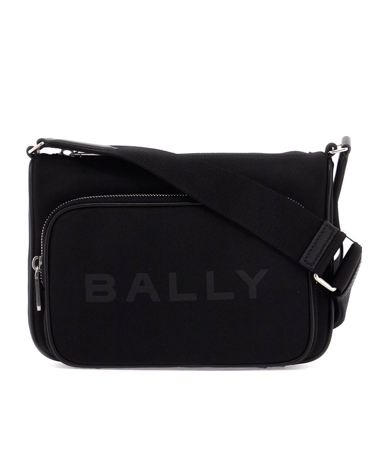 Bally Zippered Shoulder Bag In Black