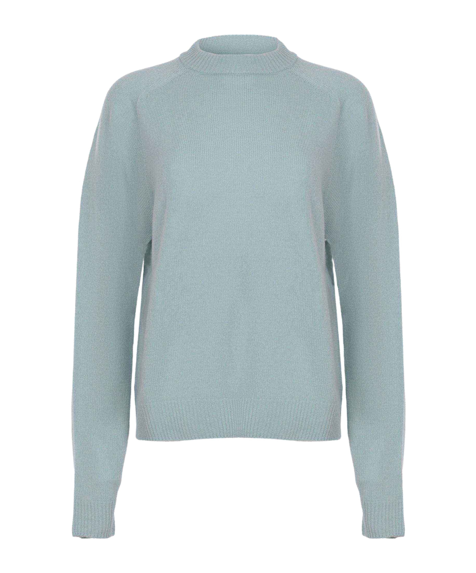 Alysi Ribbed Crewneck Sweater In Gray