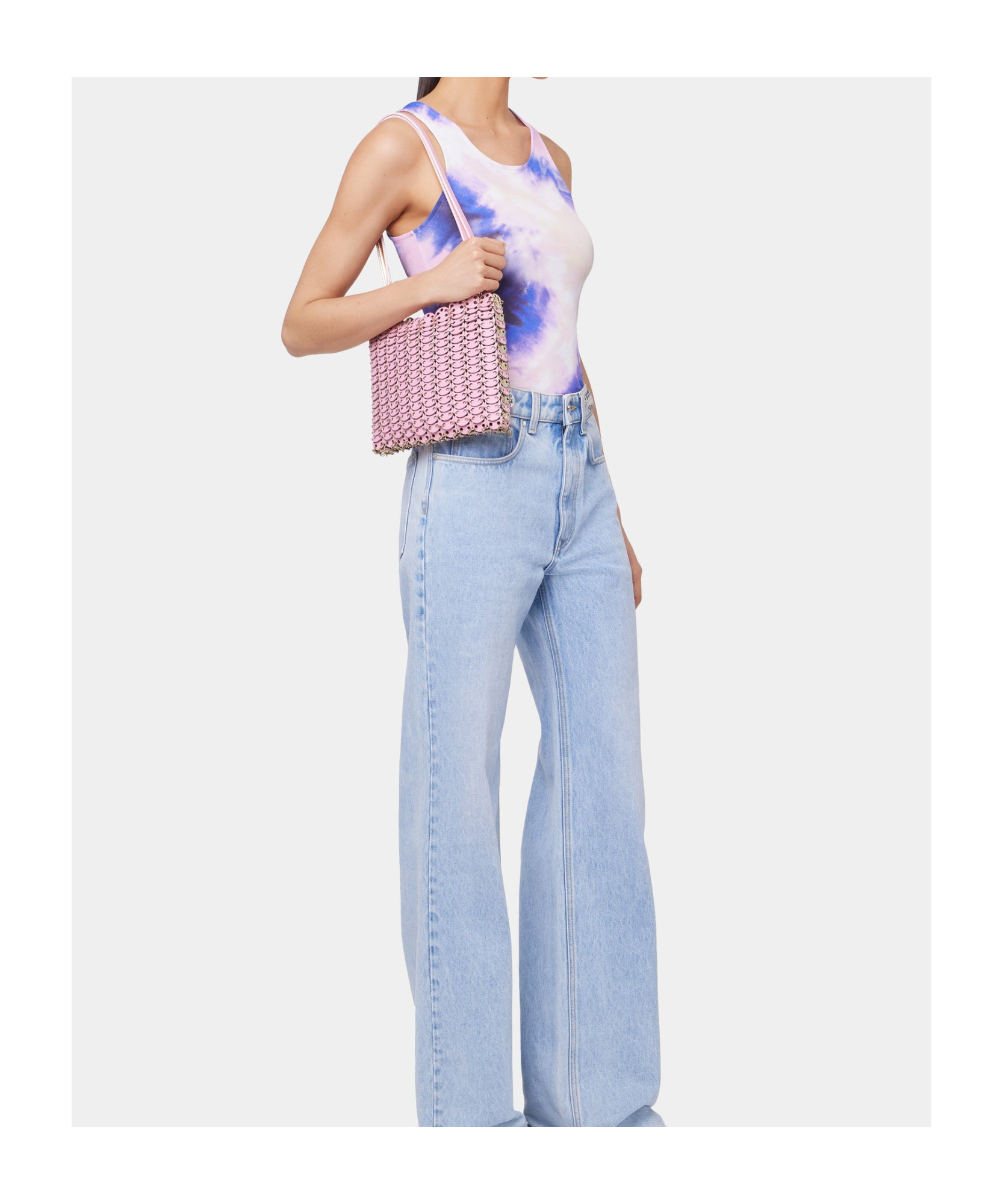Rabanne Reversible Shoulder Bag 1969 In Pink/gold