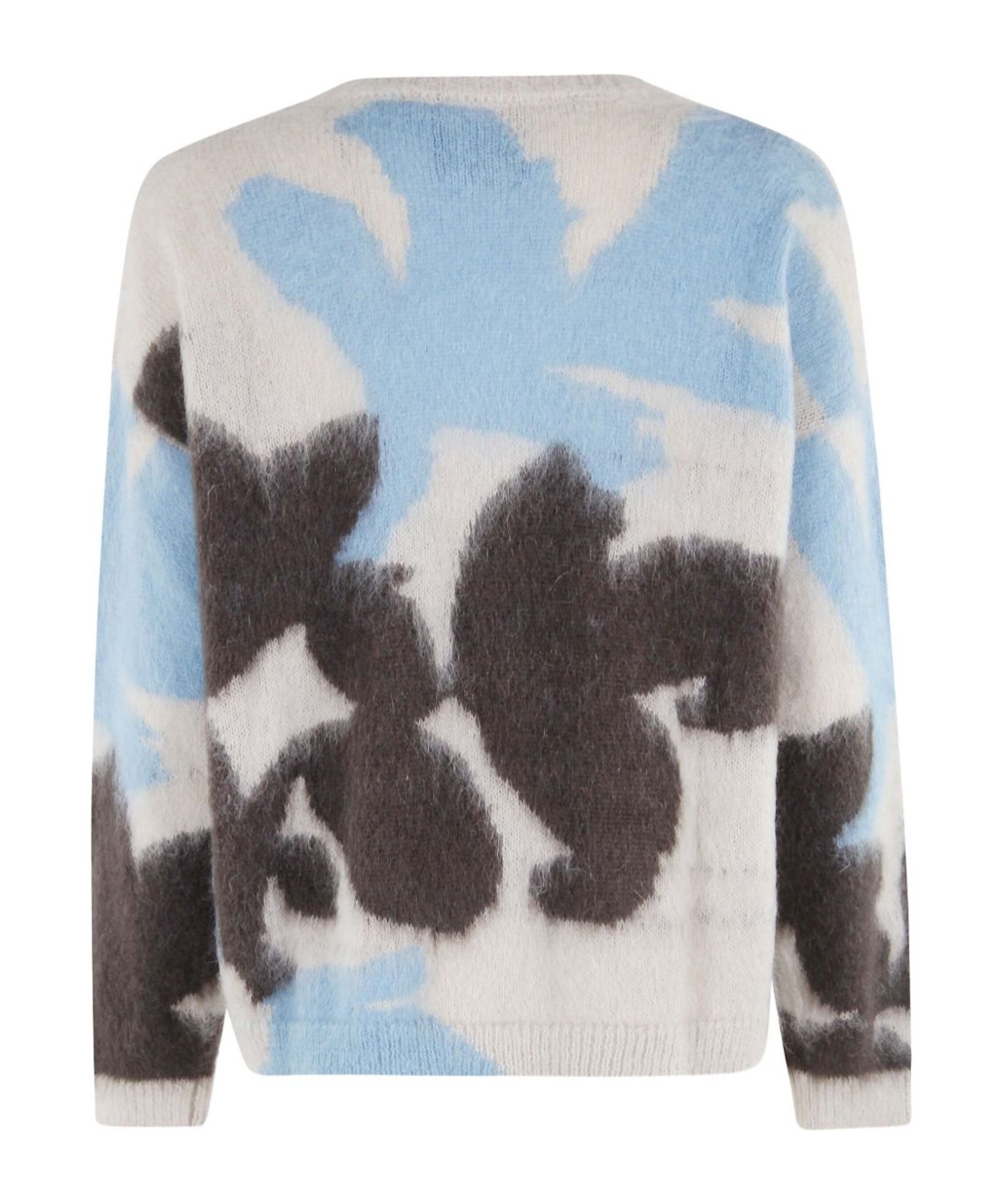 Roberto Collina Crew Neck Long-sleeved Sweater In Multi