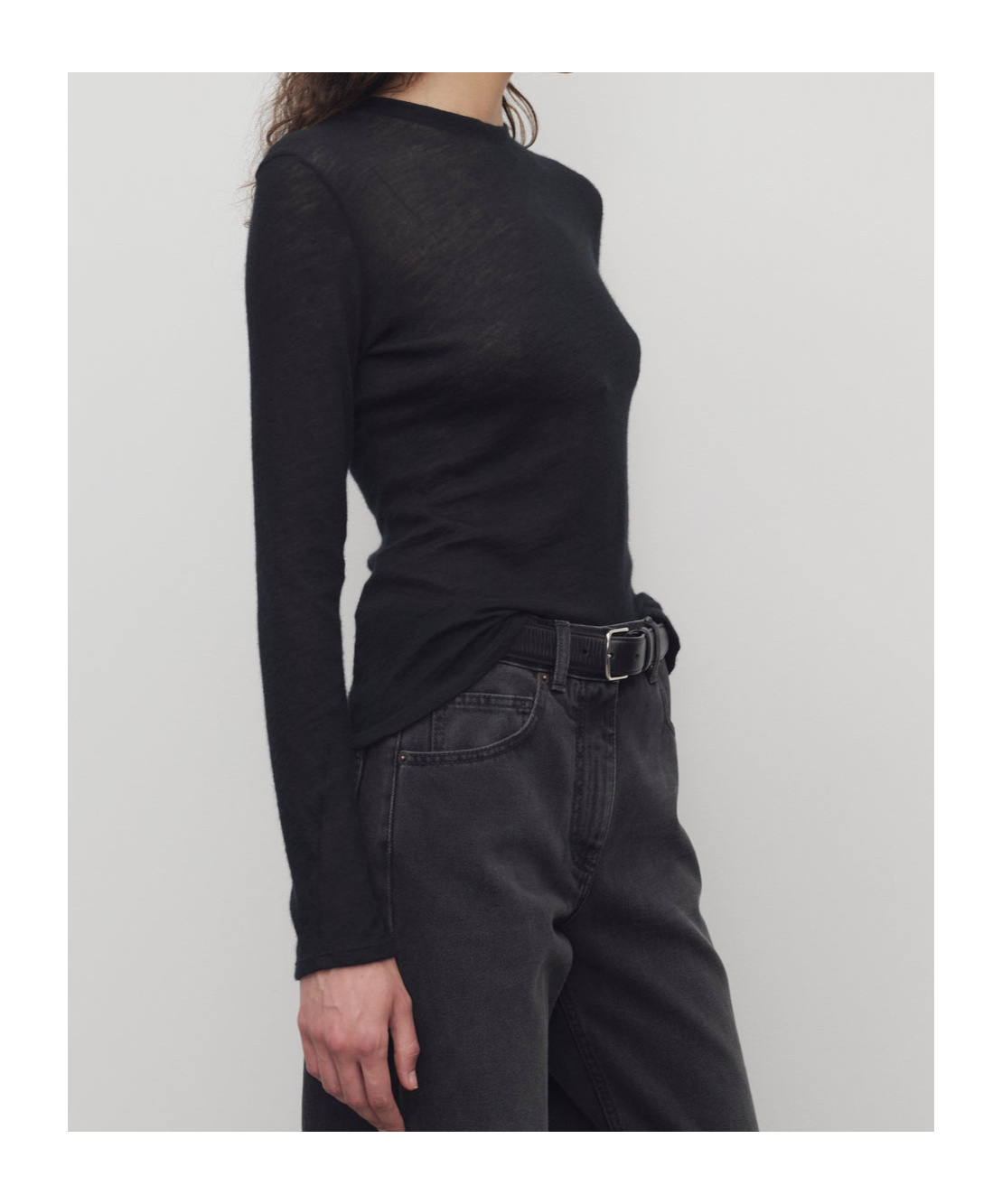 The Row Iverness Cashmere Sweater In Blue