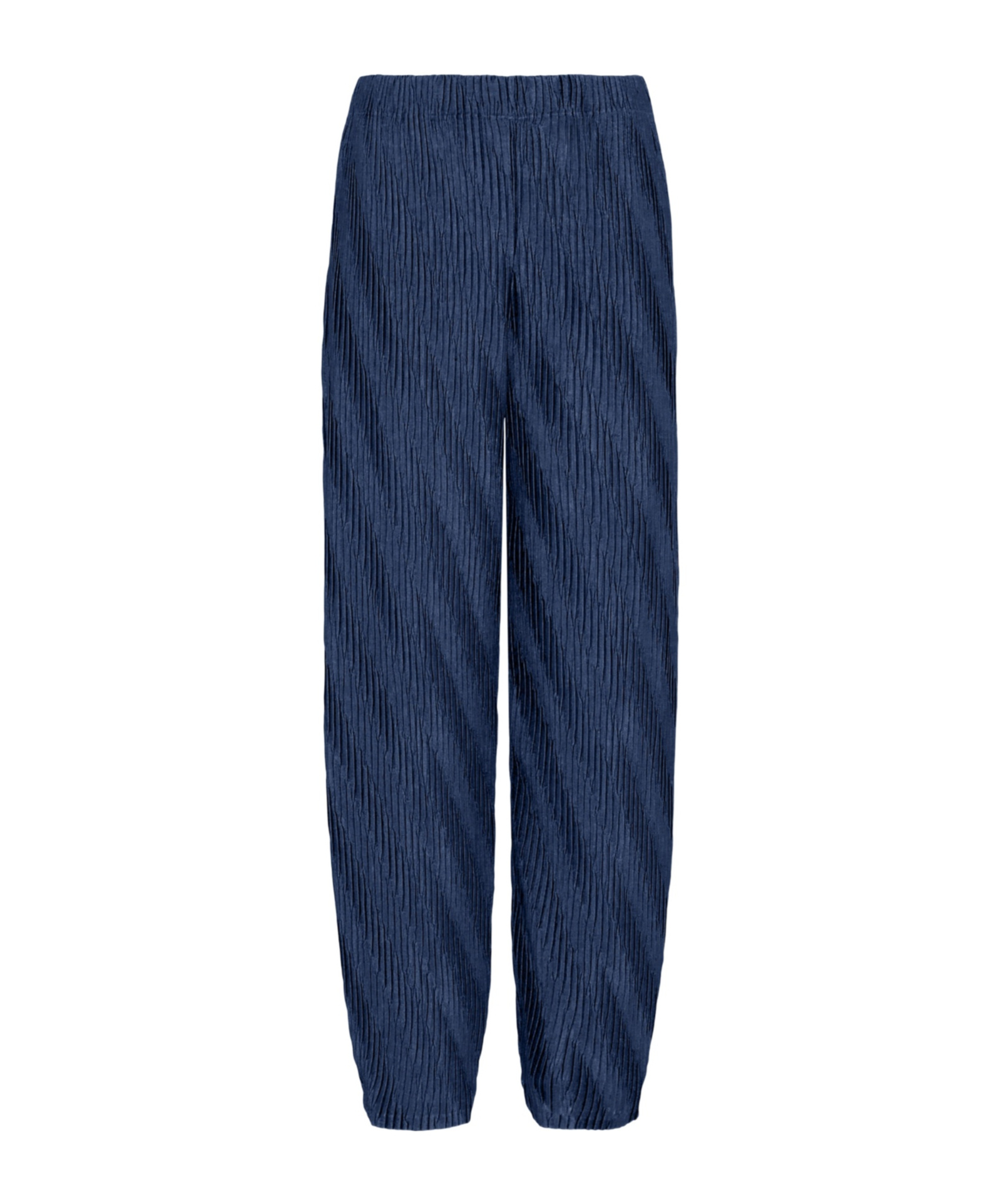 Giorgio Armani High-waist Pleated Trousers In Blue