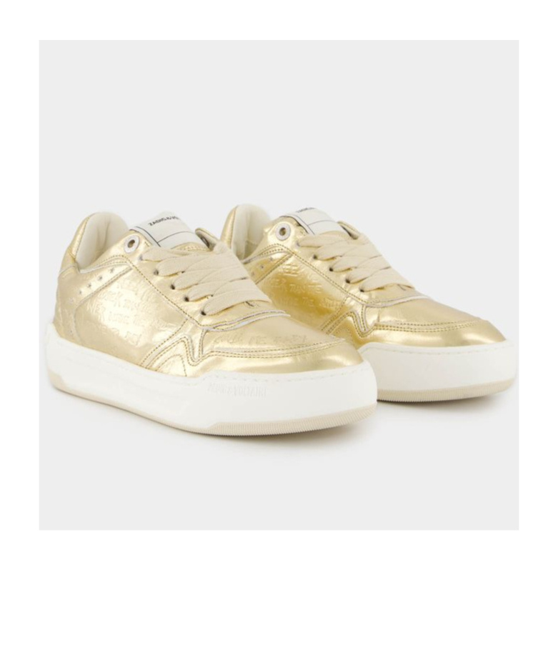 Zadig & Voltaire Zadig&voltaire Wings Sneakers In Nude