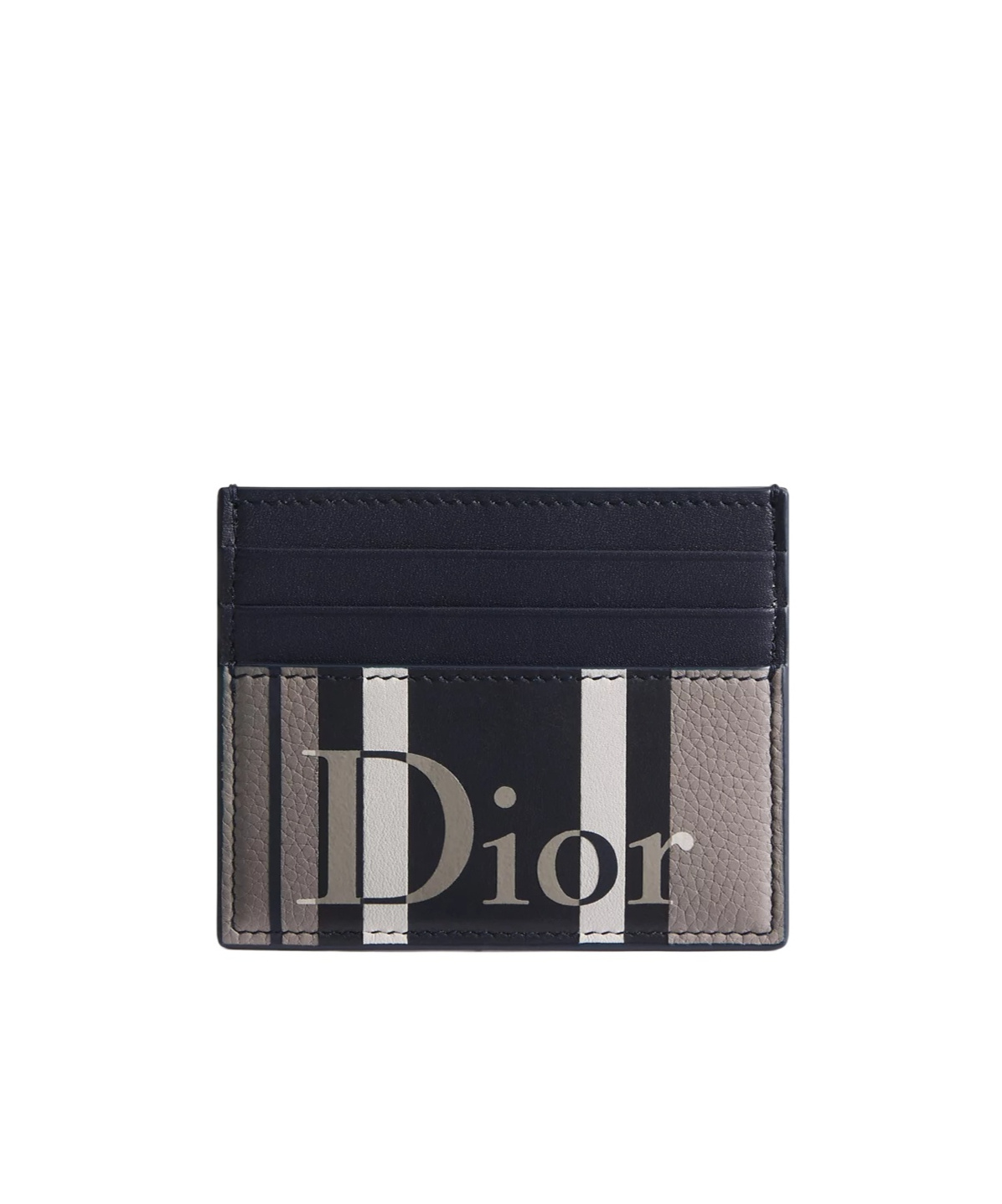 Dior Iviera Card Holder In Black