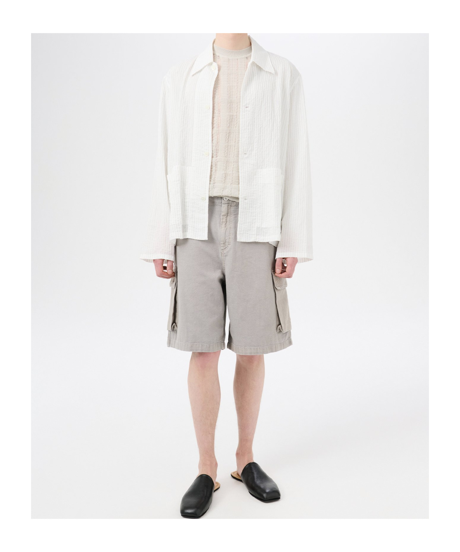 Our Legacy Mount Cargo Shorts In Gravel