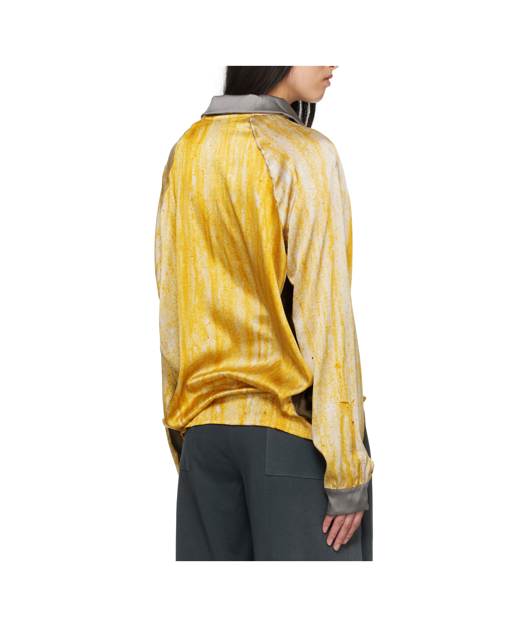 Serapis Drips Polo T-shirt In Yellow