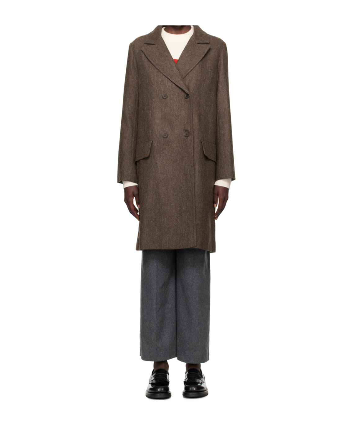 Apc Ginny Coat In Brown
