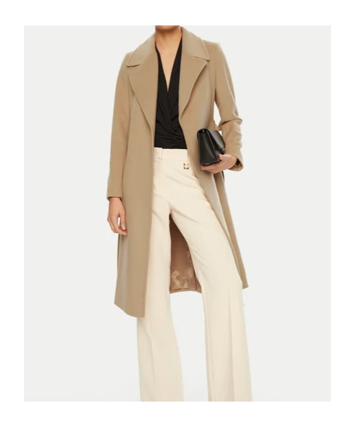 Polo Ralph Lauren Long-sleeved Coat In Brown