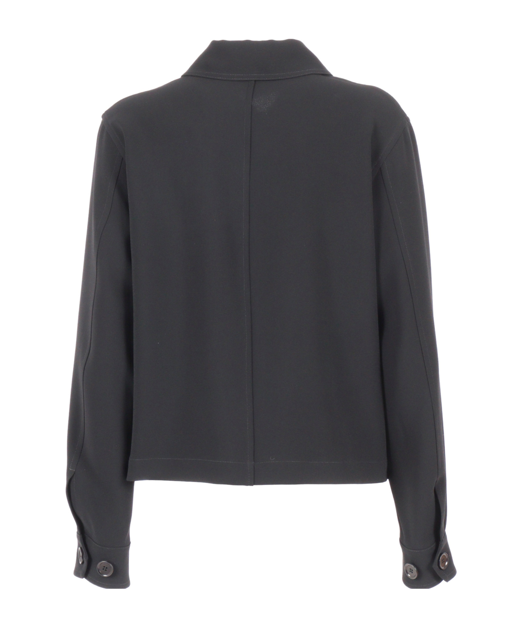Aspesi Button-down Casual Jacket In Black