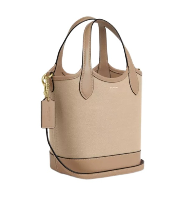 Coach Hanna Bucket Bag With Horse And Carriage Print