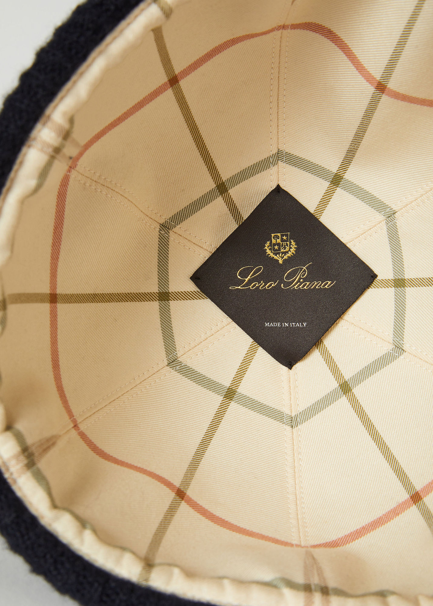 Loro Piana Logo-patch Leather Beanie In Black