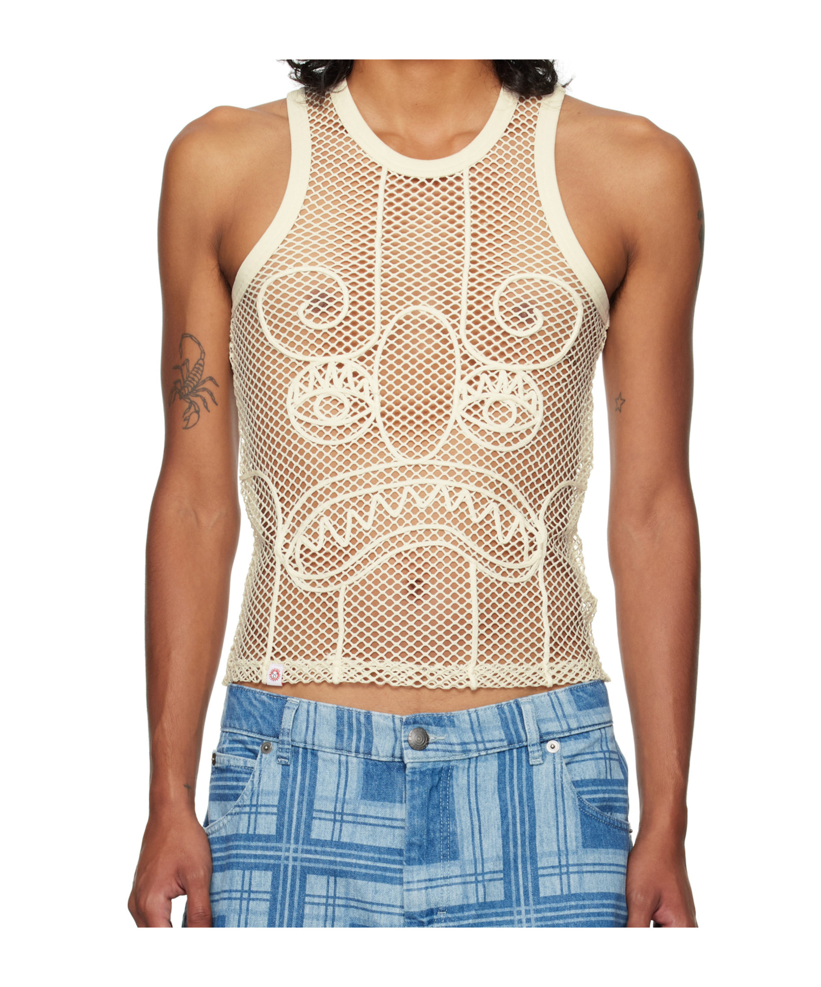 Shop Charles Jeffrrey Loverboy Sleeveless Vest In Brown