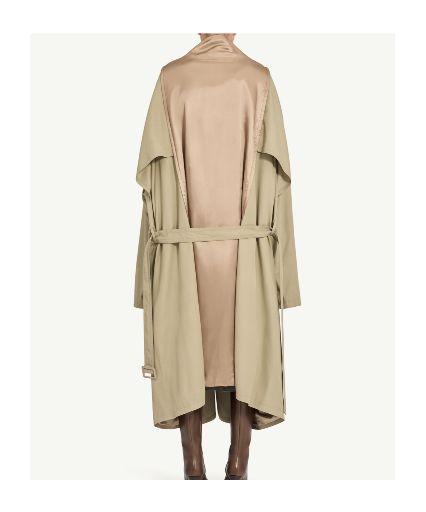 Mm6 Maison Margiela Dual Wear Trench Coat In Gray