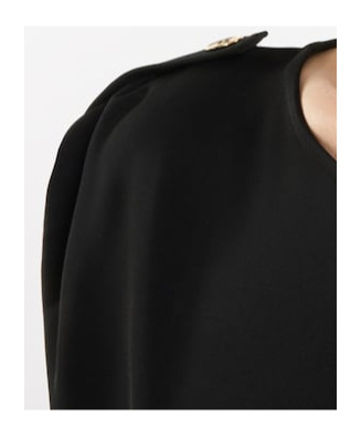 Fay Short-sleeved Blouse In Black
