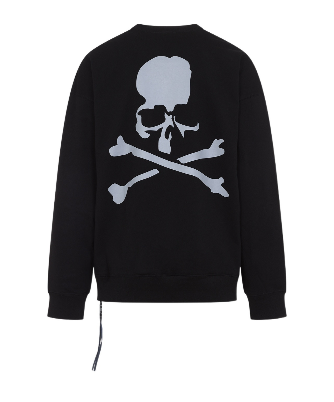 Mastermind Japan Long-sleeve Black T-shirt With Graphic Skull Design In Black