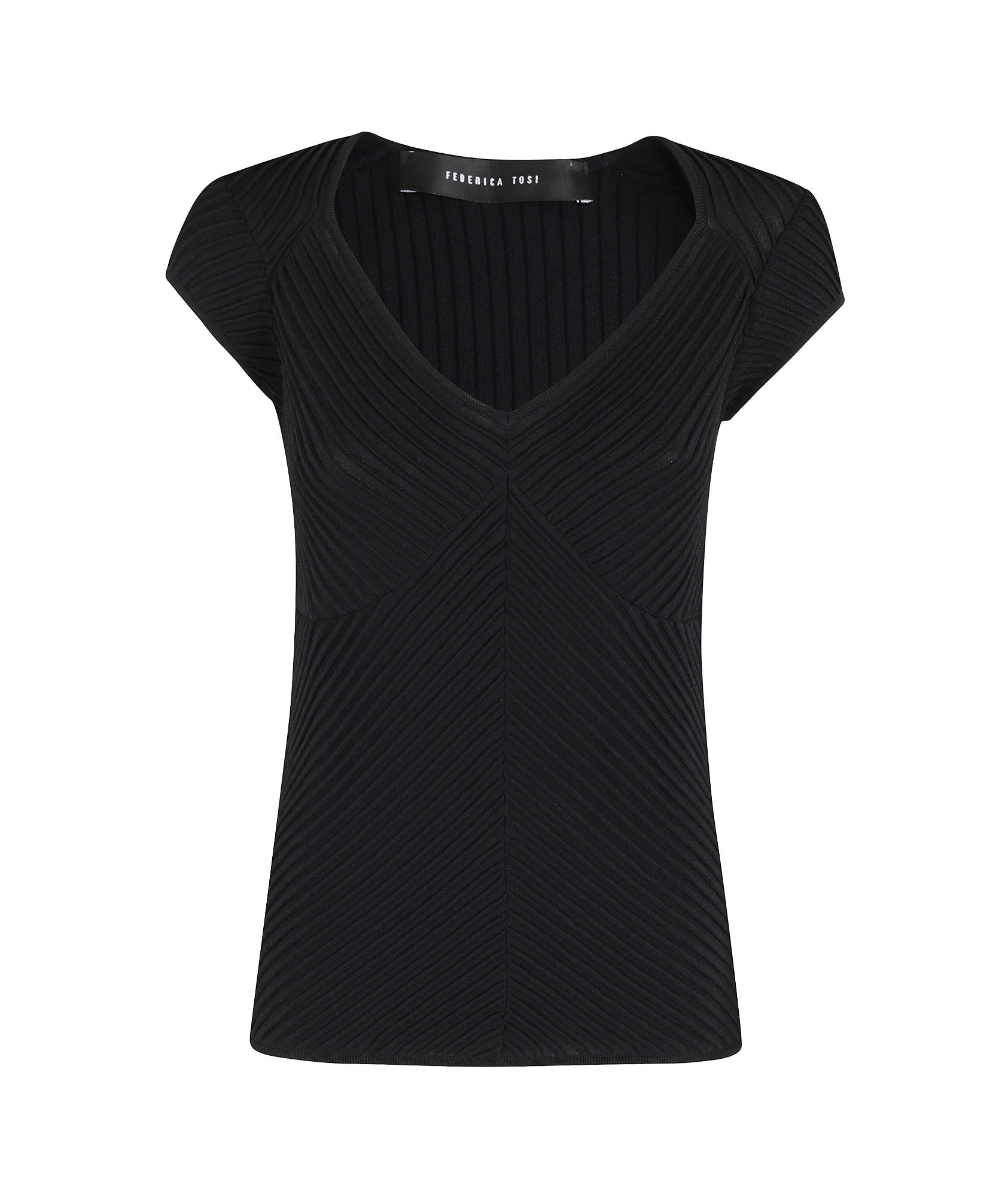 FEDERICA TOSI V-NECK T-SHIRT