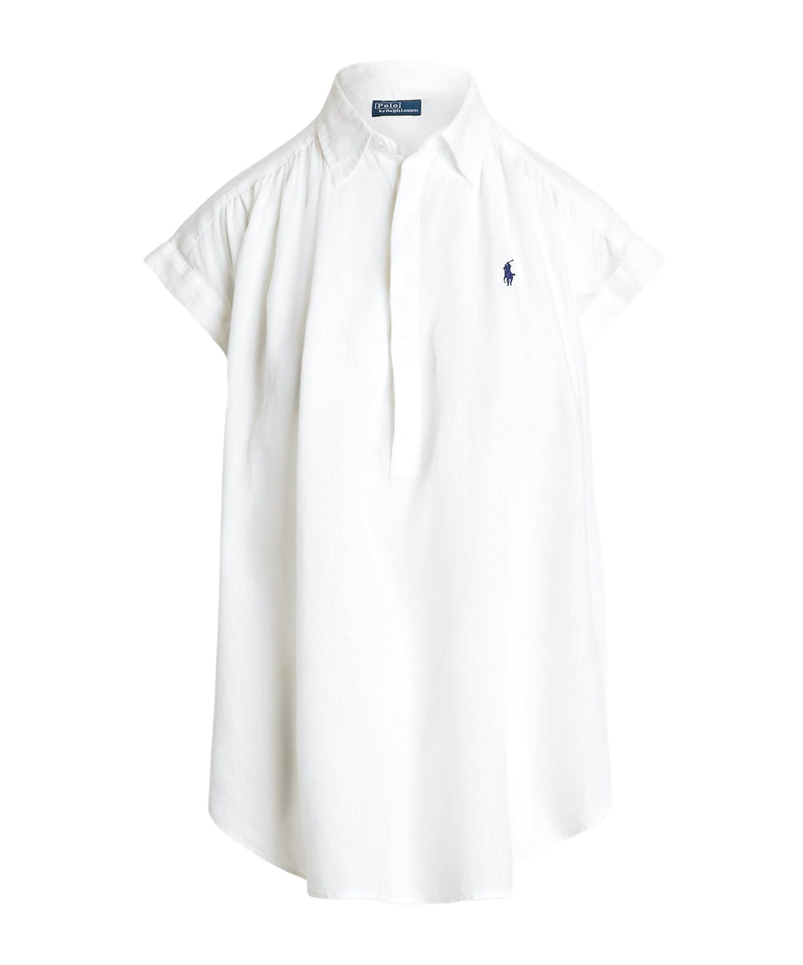 Polo Ralph Lauren Ss Lra St Short Sleeve Button Front Shirt In White