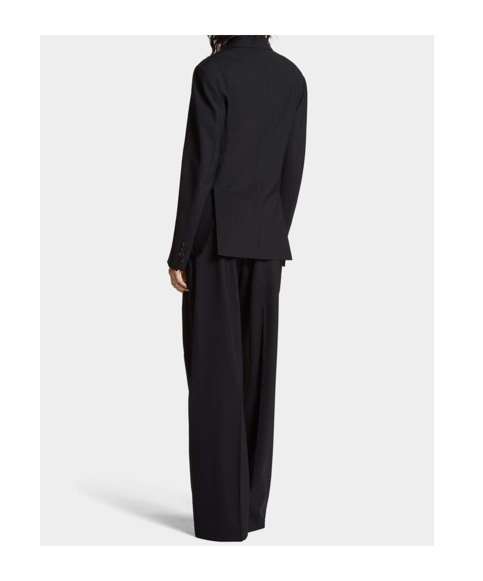 Dsquared2 Long-sleeved Suit Coat And Trouser Set In Black