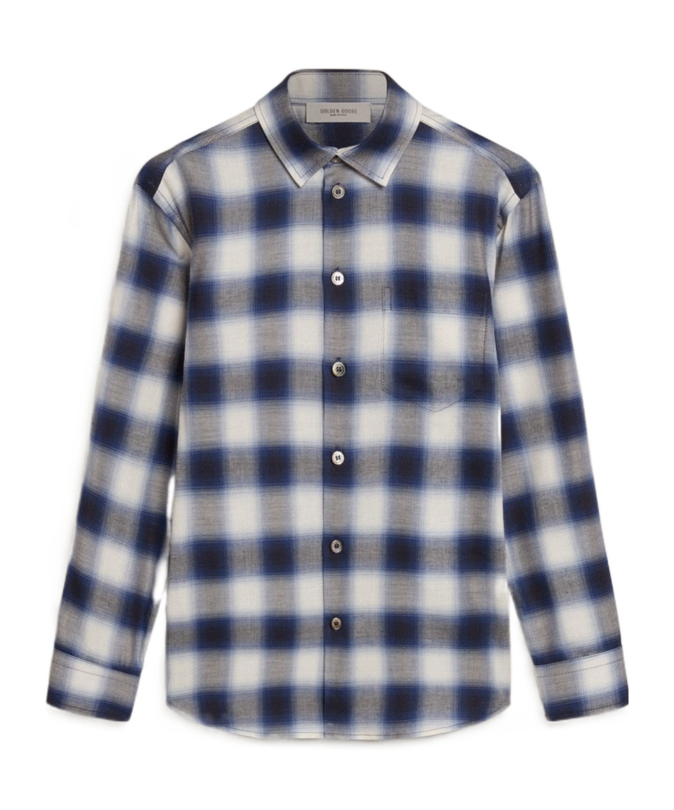 Golden Goose Long-sleeved Shirt In Gray