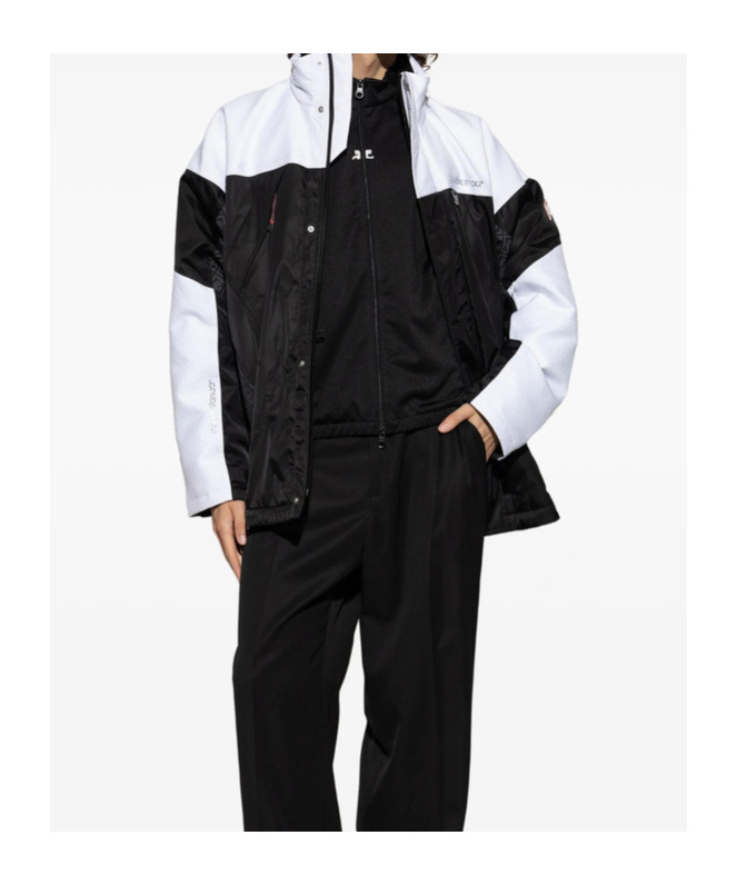 Casablanca Color-block Long Sleeve Casual Jacket In Multi