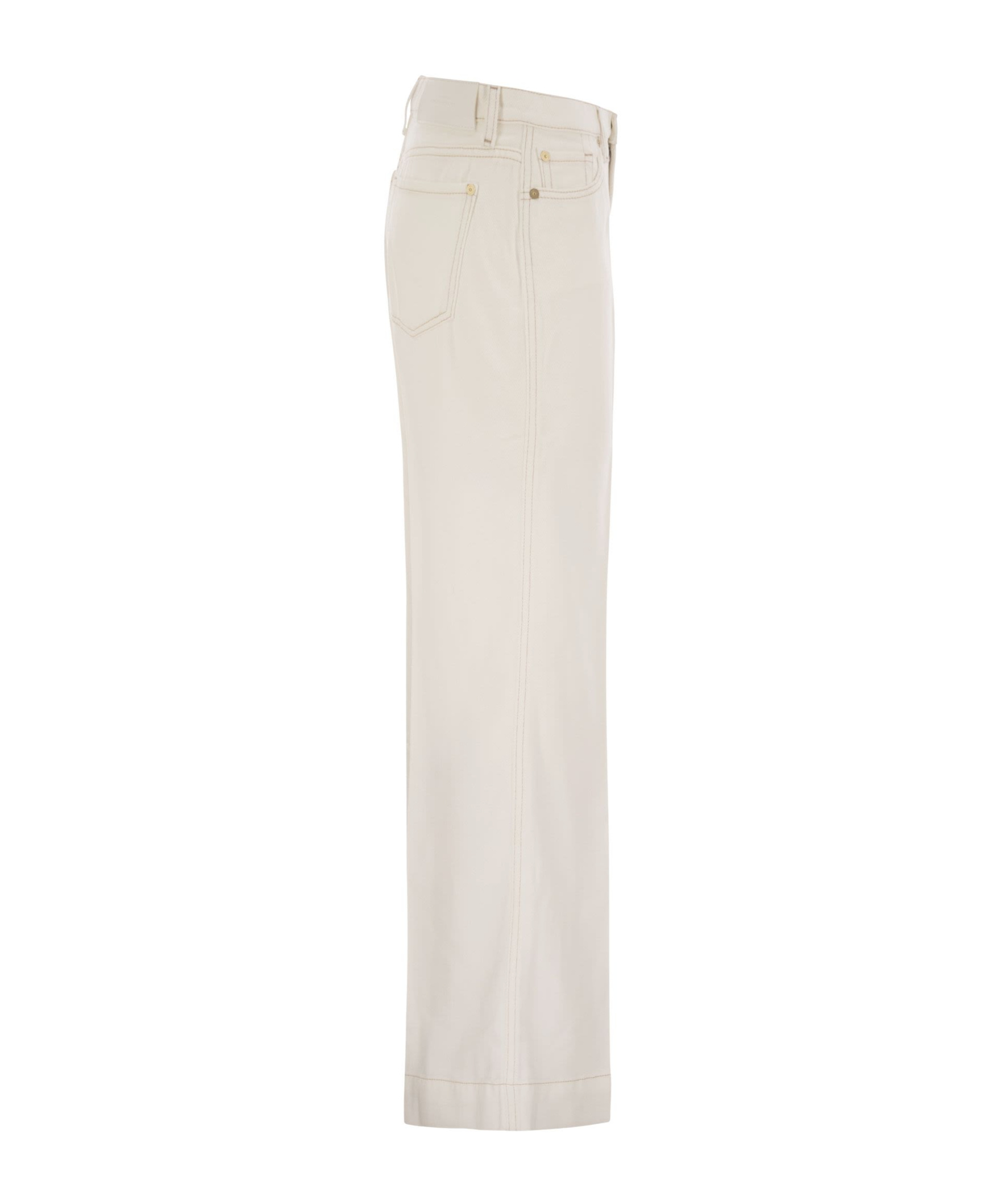 7 For All Mankind Modern Dojo Tailorless - High Waisted Flared Jeans