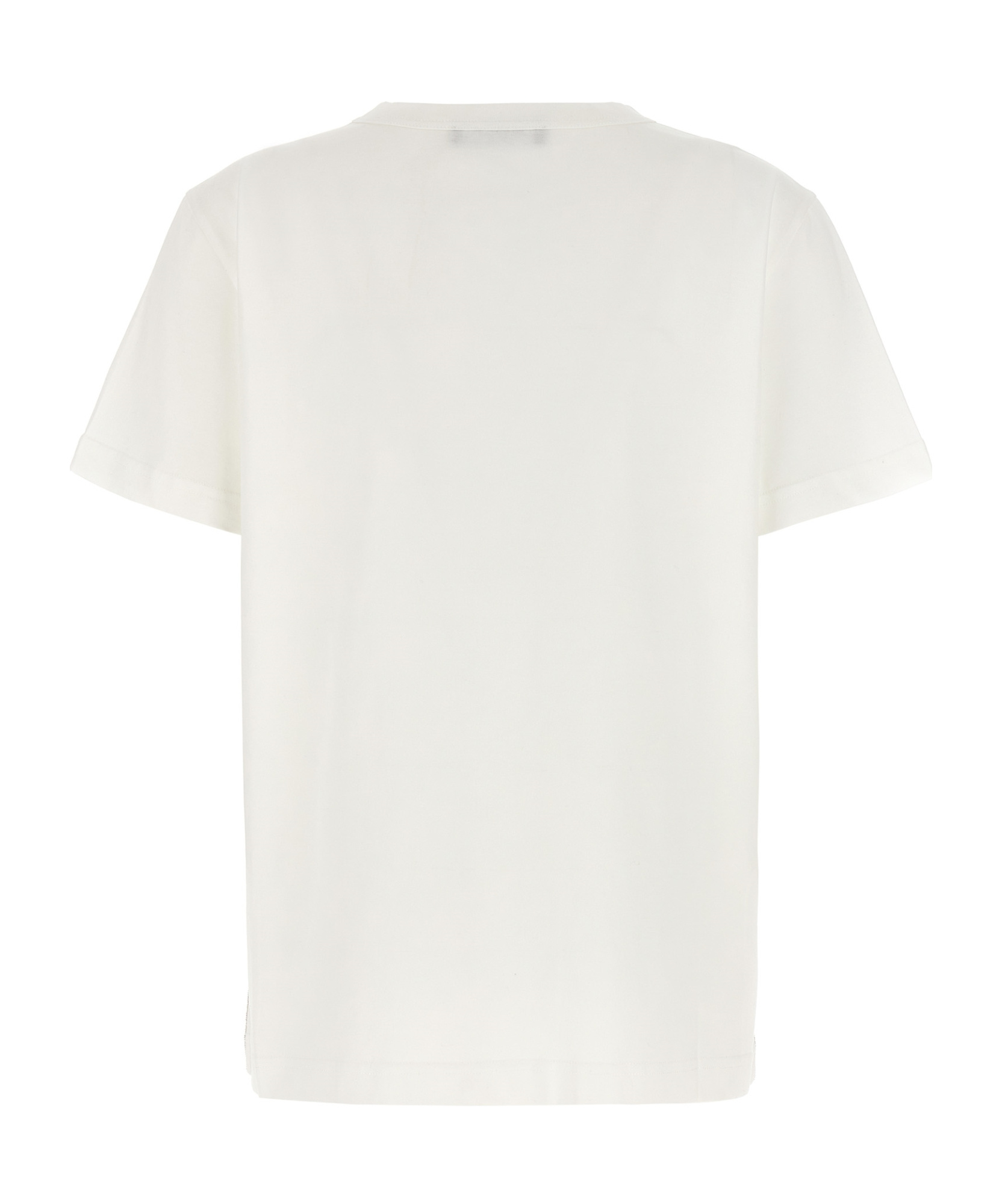 Shop Fabiana Filippi Beaded T-shirt In White