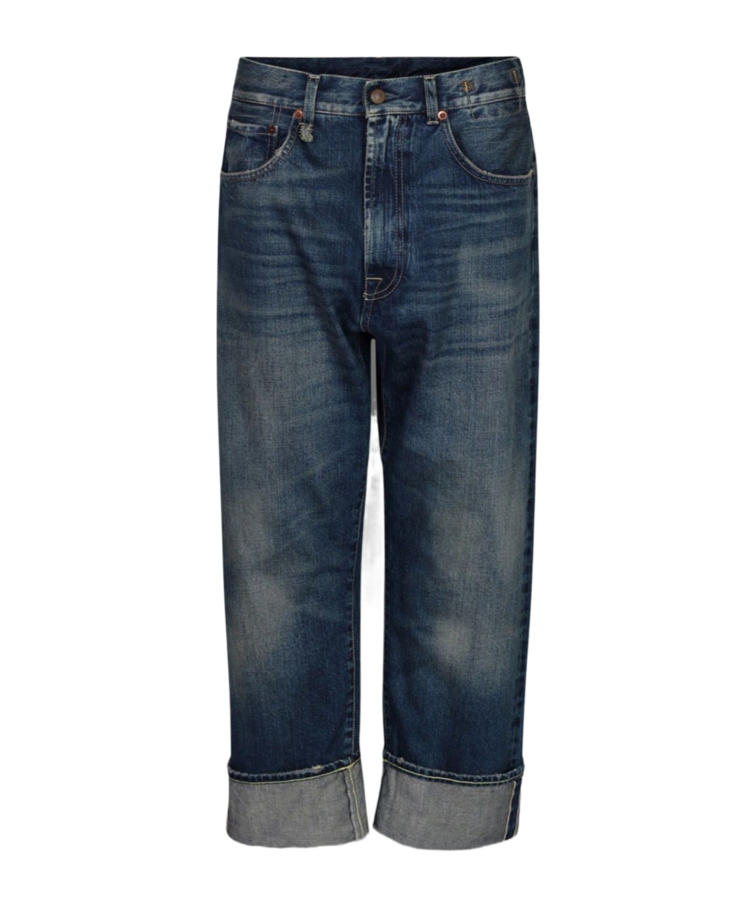 R13 Belt Loop Jeans In Blue