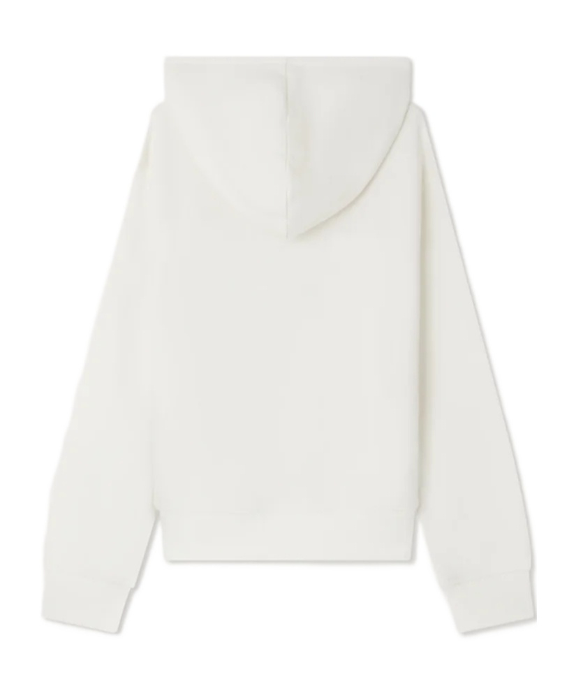 Shop Bonpoint Tita Sweatshirt With Pockets Embroidered In White