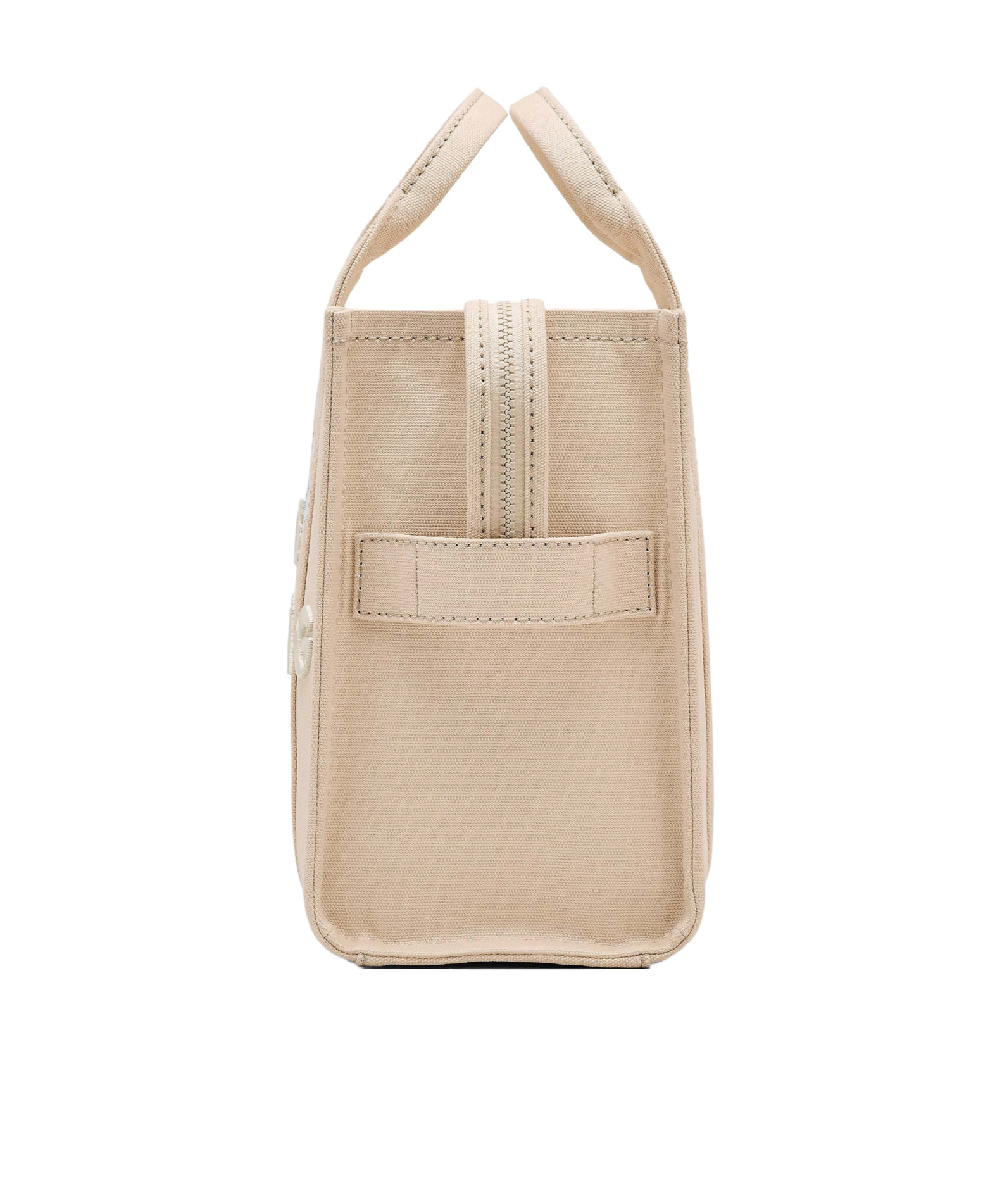 Marc Jacobs The Daisy Script Canvas Medium Tote Bag In Brown