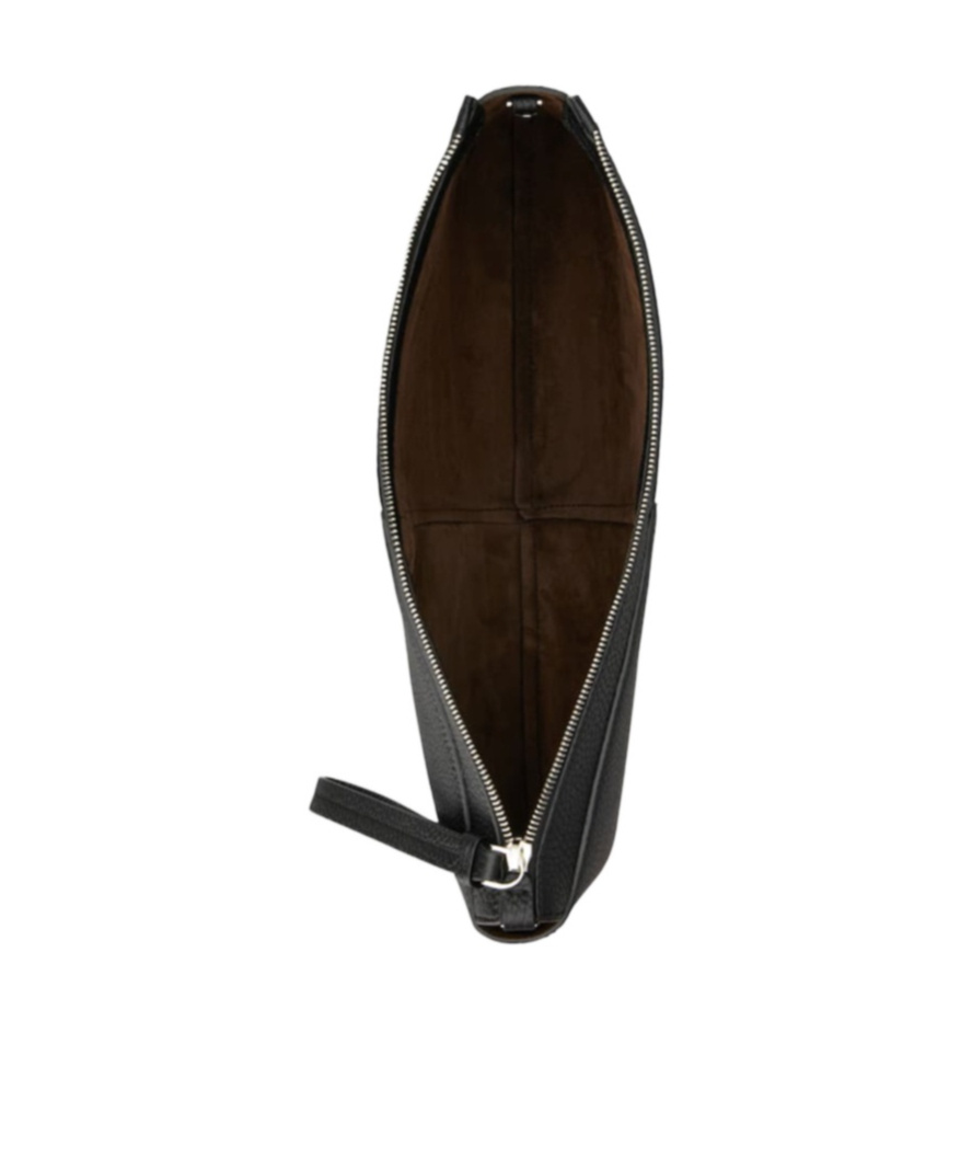 Tod's Medium Document Holder Clutch Bag In Black