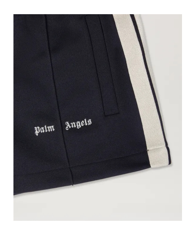 Palm Angels Logo Sports Shorts In Black