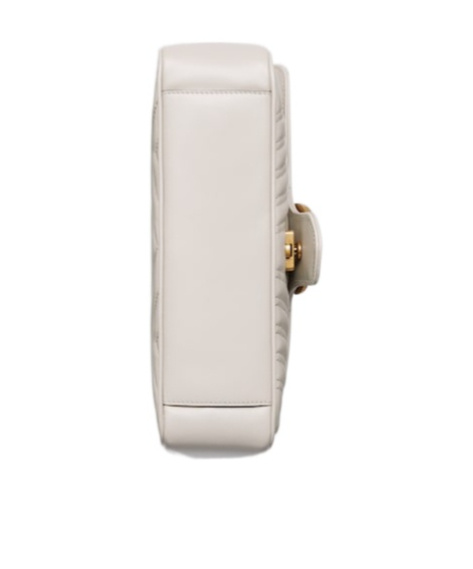 Gucci Gg Marmont Small Shoulder Bag In Nude