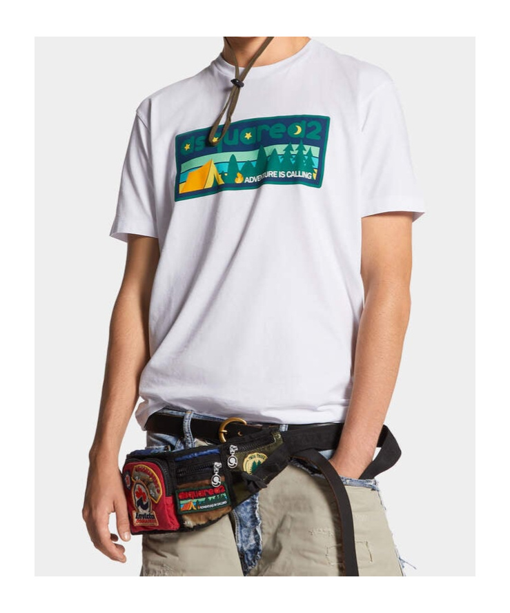 Dsquared2 Cool Fit Cotton T-shirt In White