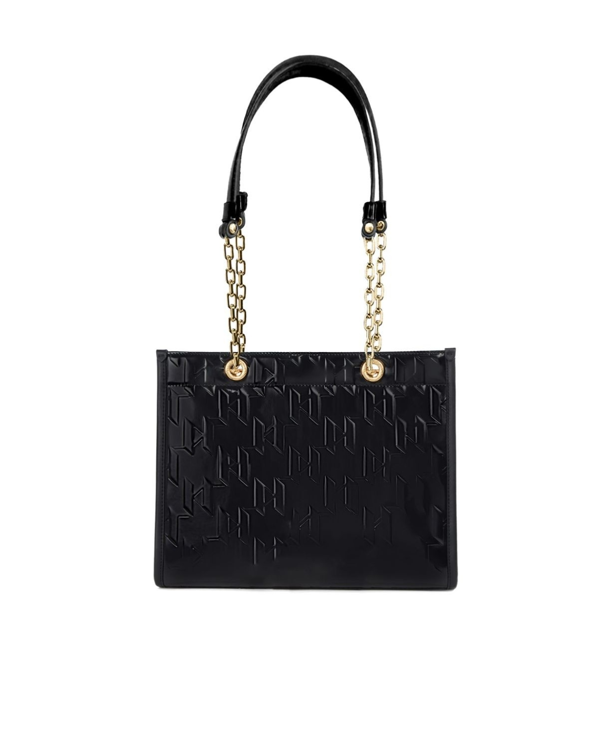 Karl Lagerfeld Black K Skuare Medium Tote In Black
