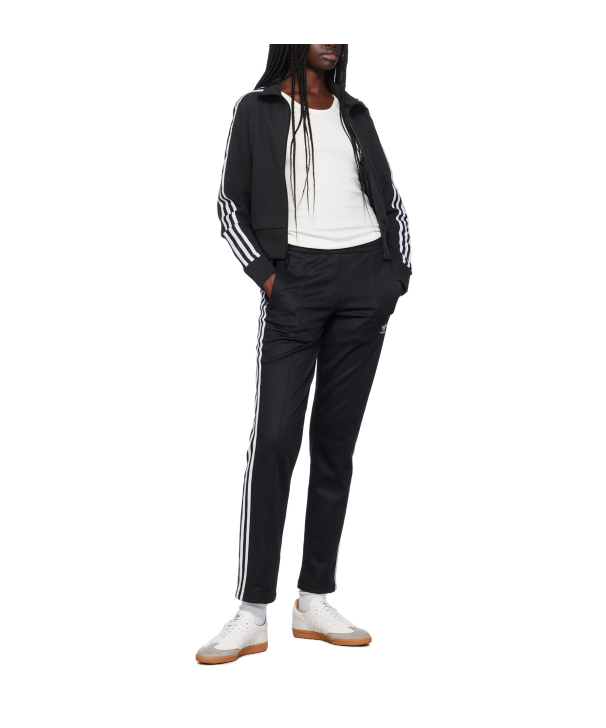 Adidas Originals Samba Og Low-cut Casual Shoes In White