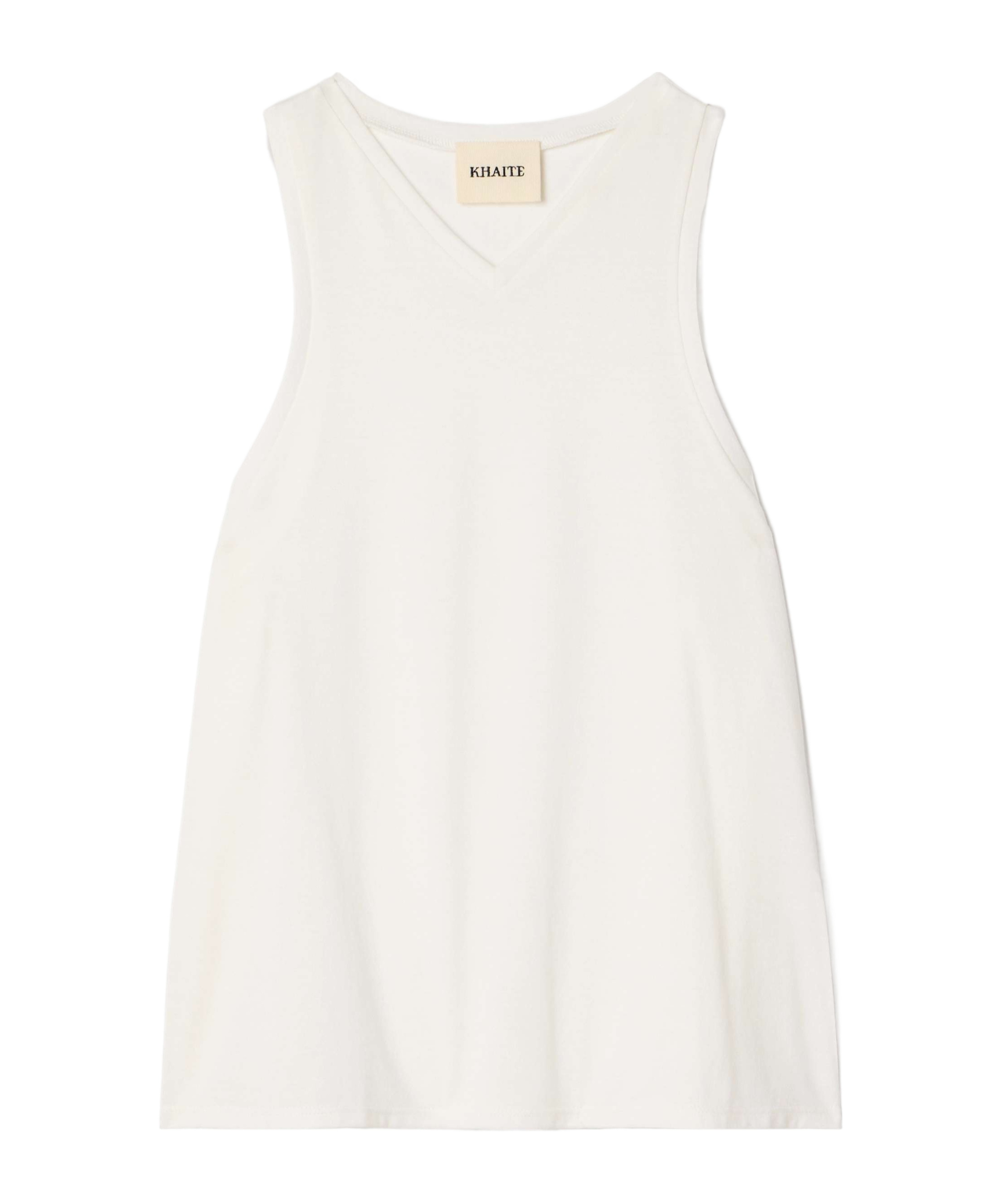 Khaite Netta Sleeveless Vest In White