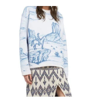 Alanui Silent Rider Wool Sweater