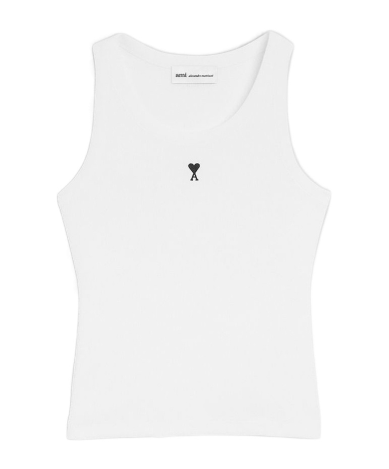Ami Alexandre Mattiussi Sleeveless Vest In White