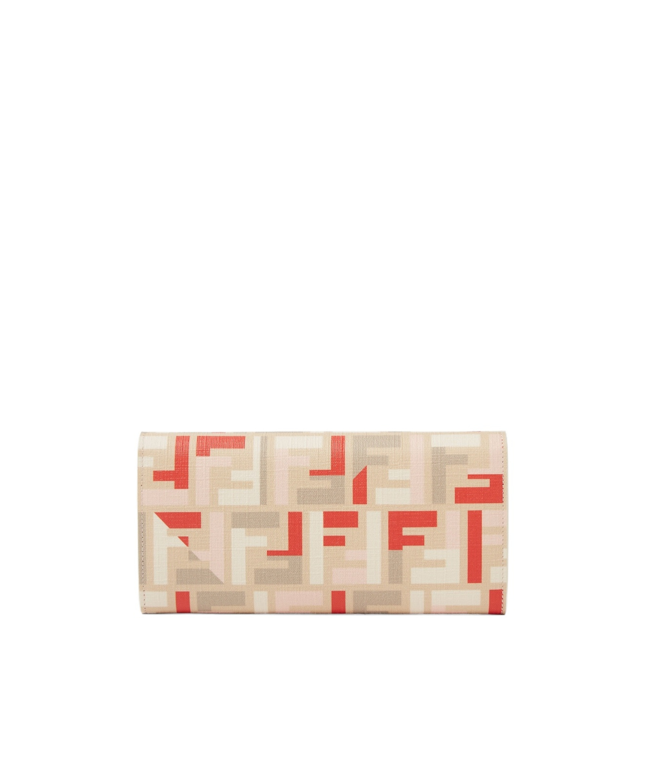 Fendi Pouch With Chain In Multicolour Ff Fabric
